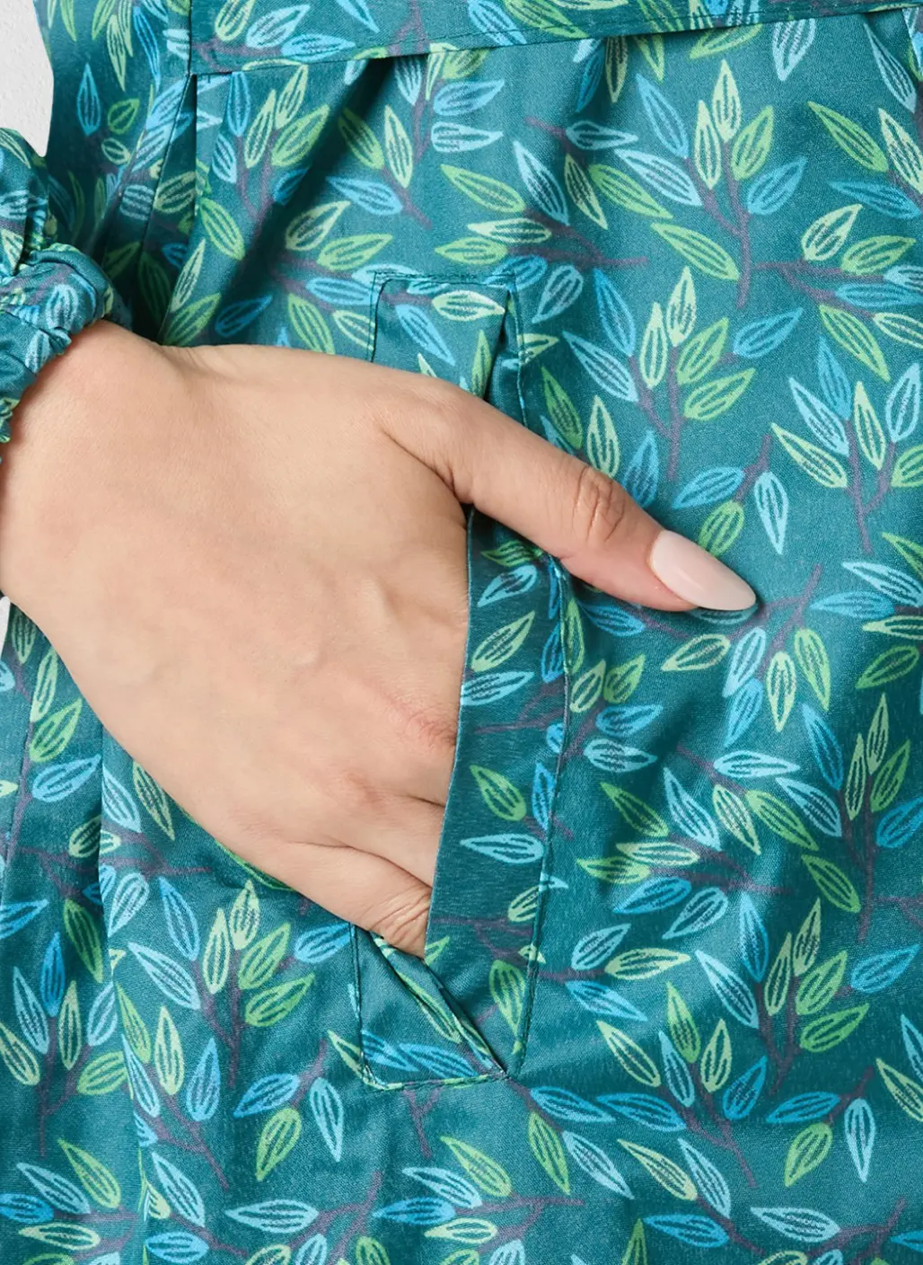 Soft Teal Printed
